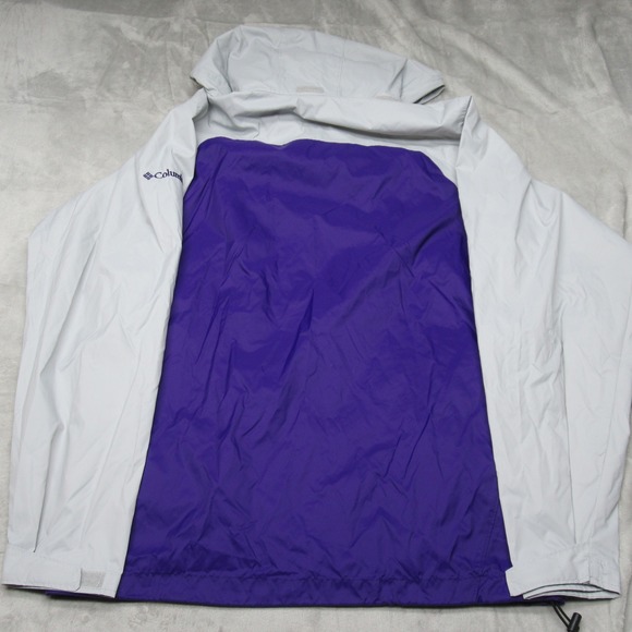 Colorado Rockies Jacket Mens Small Columbia Glennaker Lake Pack Rain Wind LOGO - Picture 9 of 14